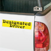 Aangewezen driver Bumpersticker (Op Truck)