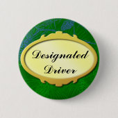 Aangewezen Driver Gold Label Holiday Button (Voorkant)