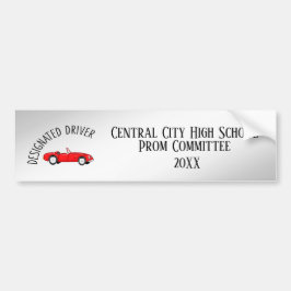 Aangewezen Driver Prom Bumpersticker