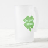 Aangewezen dronker matglas bierpul (Voorkant rechts)