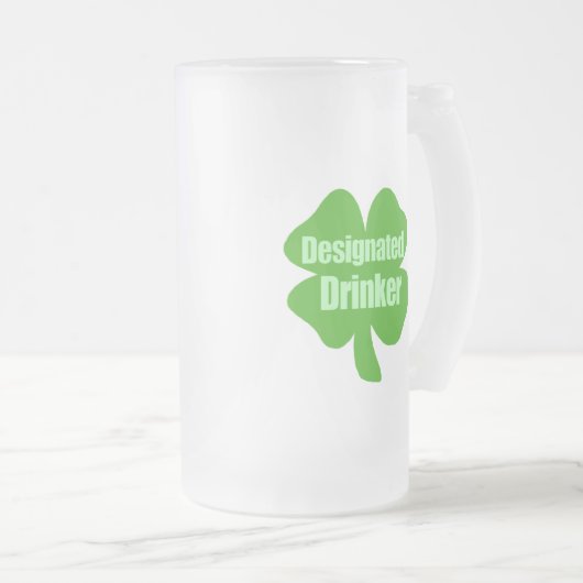 Aangewezen dronker matglas bierpul (Voorkant rechts)