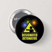 Aangewezen Fireworks-detonator Ronde Button 5,7 Cm (Voorkant /achterkant)