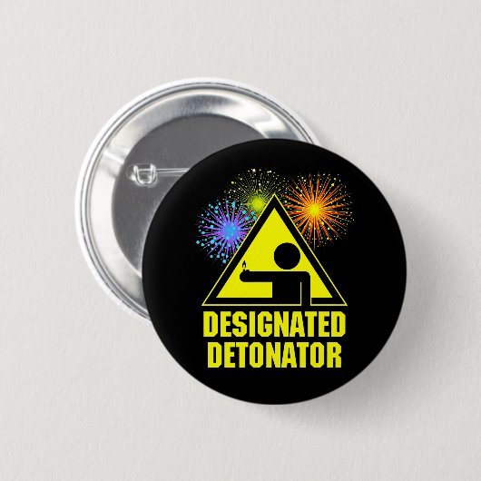 Aangewezen Fireworks-detonator Ronde Button 5,7 Cm (Voorkant /achterkant)