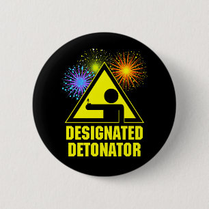 Aangewezen Fireworks-detonator Ronde Button 5,7 Cm