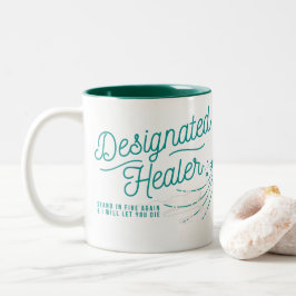 Aangewezen Healer-thee of koffie-Mok voor D&D-vent Tweekleurige Koffiemok