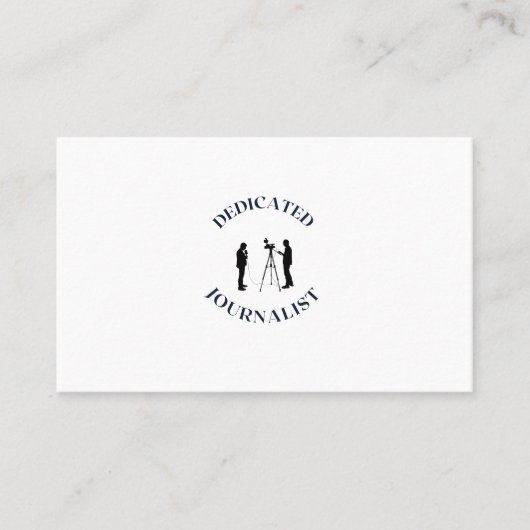 AANGEWEZEN JOURNALIST VISITEKAARTJE (Voorkant)