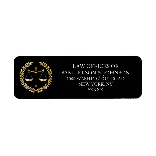 Aangewezen procureur-generaal Schaal van Gerechtig Etiket (Voorkant)