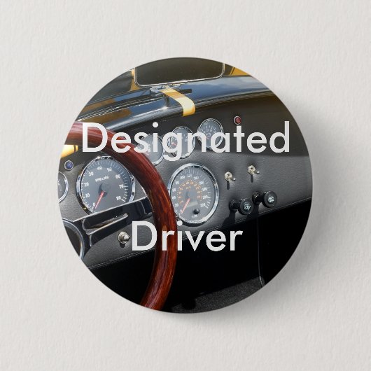 Aangewezen stuurprogramma ronde button 5,7 cm (Voorkant)