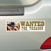 AANGEWEZEN VOOR TREASON BUMPERSTICKER (Op auto)