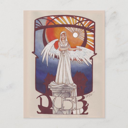 Aangezien de Schemer briefkaart regelt (Voorkant)