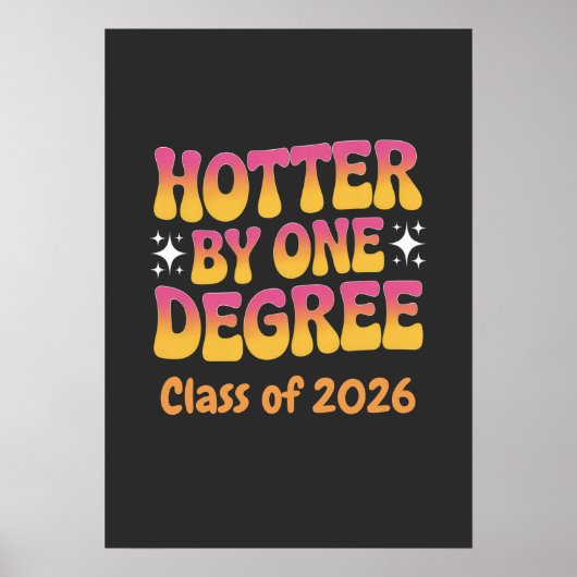 Aangezien Een Graad Hoger Afstuderen 2026  Poster (Voorkant)
