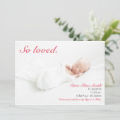 Aangifte geboorte zo geliefd aankondiging (Staand voorkant)