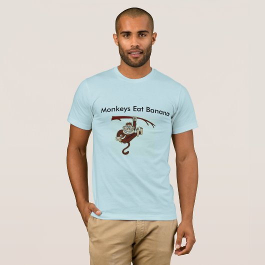 Aangiften Eat Bananas T-shirt (Voorkant volledig)