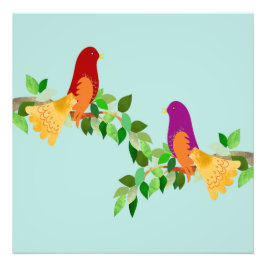 Aangrenzend gesprek foto afdruk