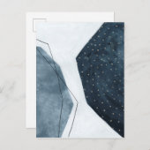 Aangrenzende abstractie briefkaart (Voorkant / Achterkant)