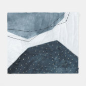 Aangrenzende abstractie fleece deken (Voorkant (Horizontaal))