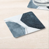 Aangrenzende abstractie kartonnen onderzetters (Schuin)