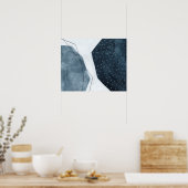 Aangrenzende abstractie poster (Keuken)