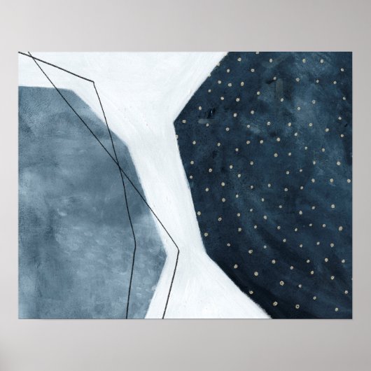 Aangrenzende abstractie poster (Voorkant)