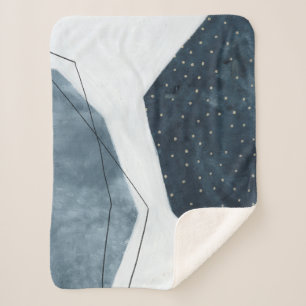 Aangrenzende abstractie sherpa deken