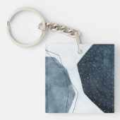 Aangrenzende abstractie sleutelhanger (Voorkant)