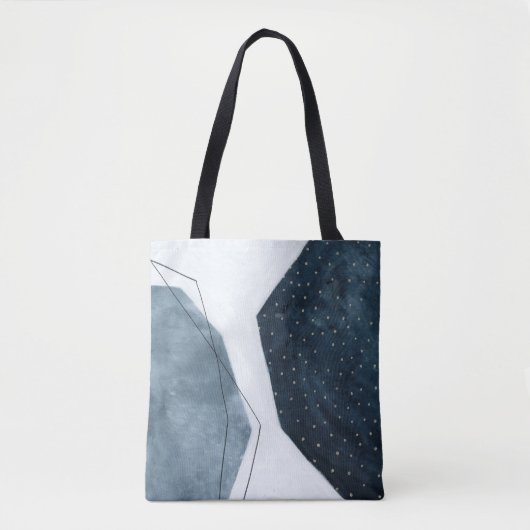 Aangrenzende abstractie tote bag (Voorkant)