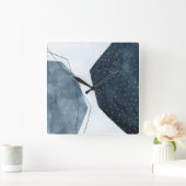 Aangrenzende abstractie vierkante klok (Huis)