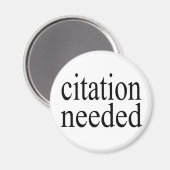 Aanhaling vereist magneet (Voorkant / Achterkant)