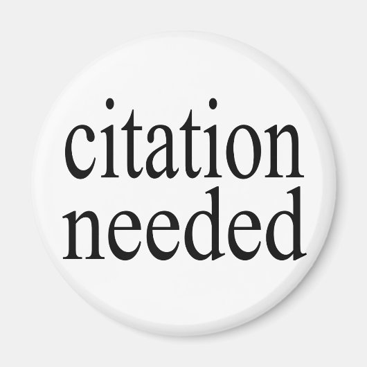 Aanhaling vereist magneet (Voorkant)