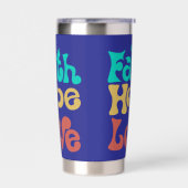 aanhalingsteken geïsoleerde drinkbeker (Links)