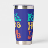 aanhalingsteken geïsoleerde drinkbeker (Rechts)