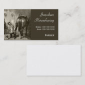 Aanhanger die een hot shoe past visitekaartje (Voorkant / Achterkant)