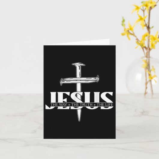 aanhanger Jezus Christelijk Geloof Religie Spijker Kaart (Gele Bloem)