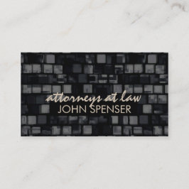Aanhangers op het Law Square Pattern Dark Visiteka Visitekaartje