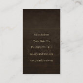 Aanhangers van de advocatuur - geluidskaart visitekaartje (Achterkant)