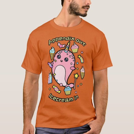 Aanhangsel bij chirurgische ingrepen Funny Fish Un T-shirt (Voorkant)