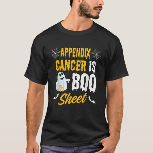 Aanhangsel Kanker is Bokblad Ghost Halloween Appen T-shirt (Voorkant)