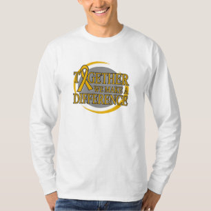 Aanhangsel Kanker samen maken we een verschil T-shirt