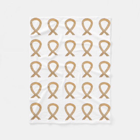 Aanhangsel Kankerbewustmaking Koolstofvangers Fleece Deken (Voorkant)