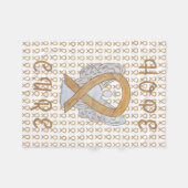 Aanhangsel Kankerbewustmaking Koolstofvangers Fleece Deken (Voorkant (Horizontaal))