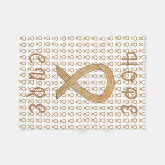 Aanhangsel Kankerbewustmaking Koolstofvangers Fleece Deken (Voorkant (Horizontaal))