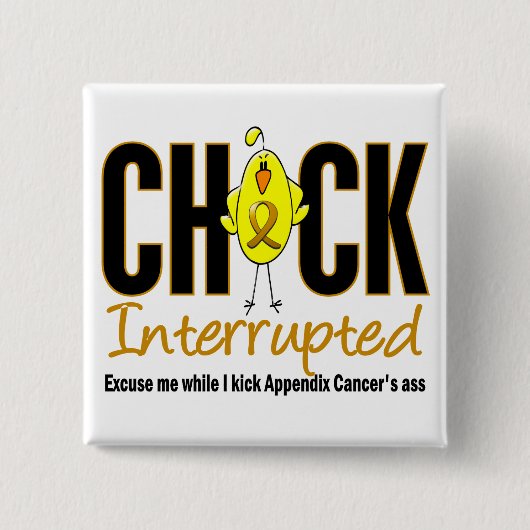 Aanhangsel Kankersteen onderbroken Vierkante Button 5,1 Cm (Voorkant)