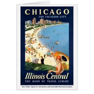 Aanhangsel van Vintage van Chicago Vacation City H