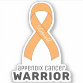 Aanhangsel VinylSticker met kanker Sticker (Voorkant)