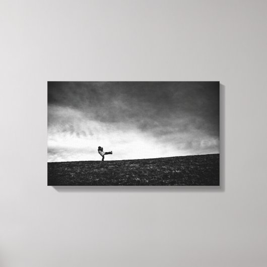 aanhangsels op heuvel canvas afdruk (Voorkant)