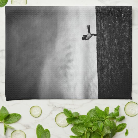 aanhangsels op heuvel theedoek (Gevouwen)