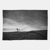 aanhangsels op heuvel theedoek (Horizontaal)