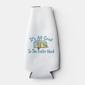 Aanhangwagen Kap Camper Fleshouder Flesjeskoeler (Voorkant)