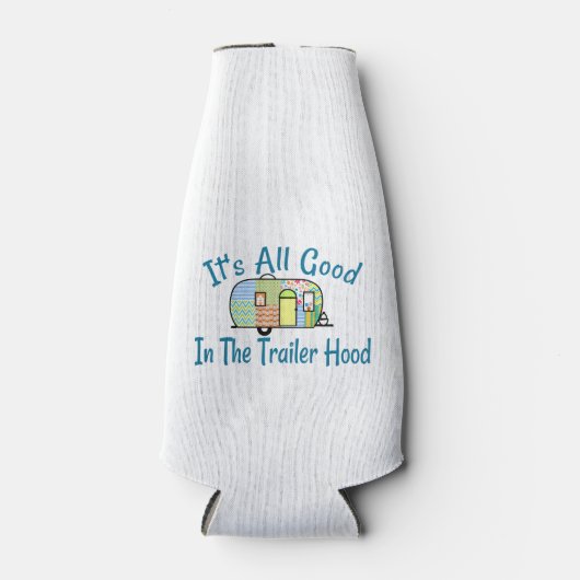 Aanhangwagen Kap Camper Fleshouder Flesjeskoeler (Voorkant)