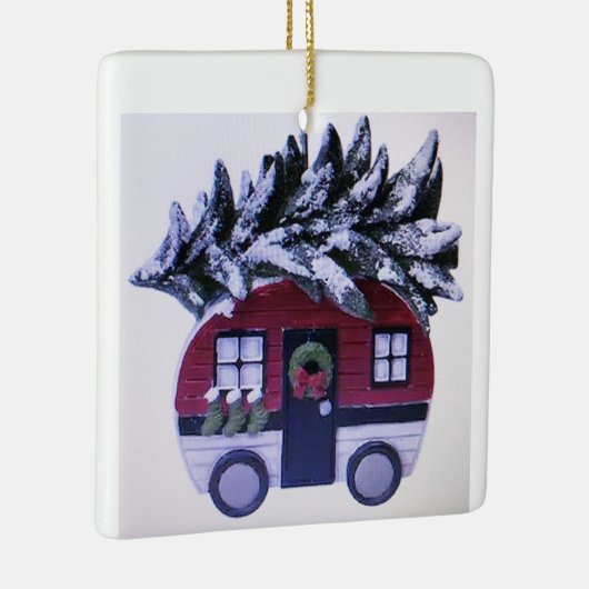 ** AANHANGWAGEN** KERAMISCH ORNAMENT (Rechts)